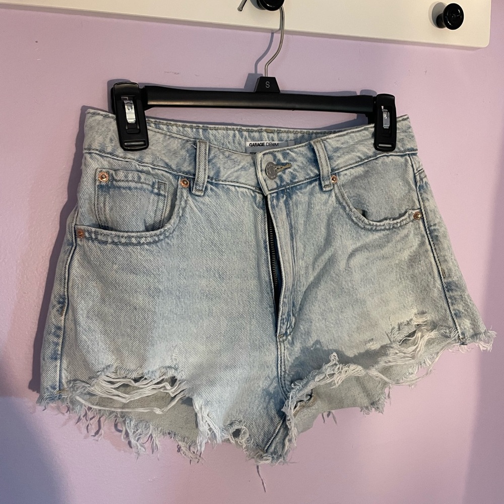 NWOT Garage Light Blue Jean Shorts